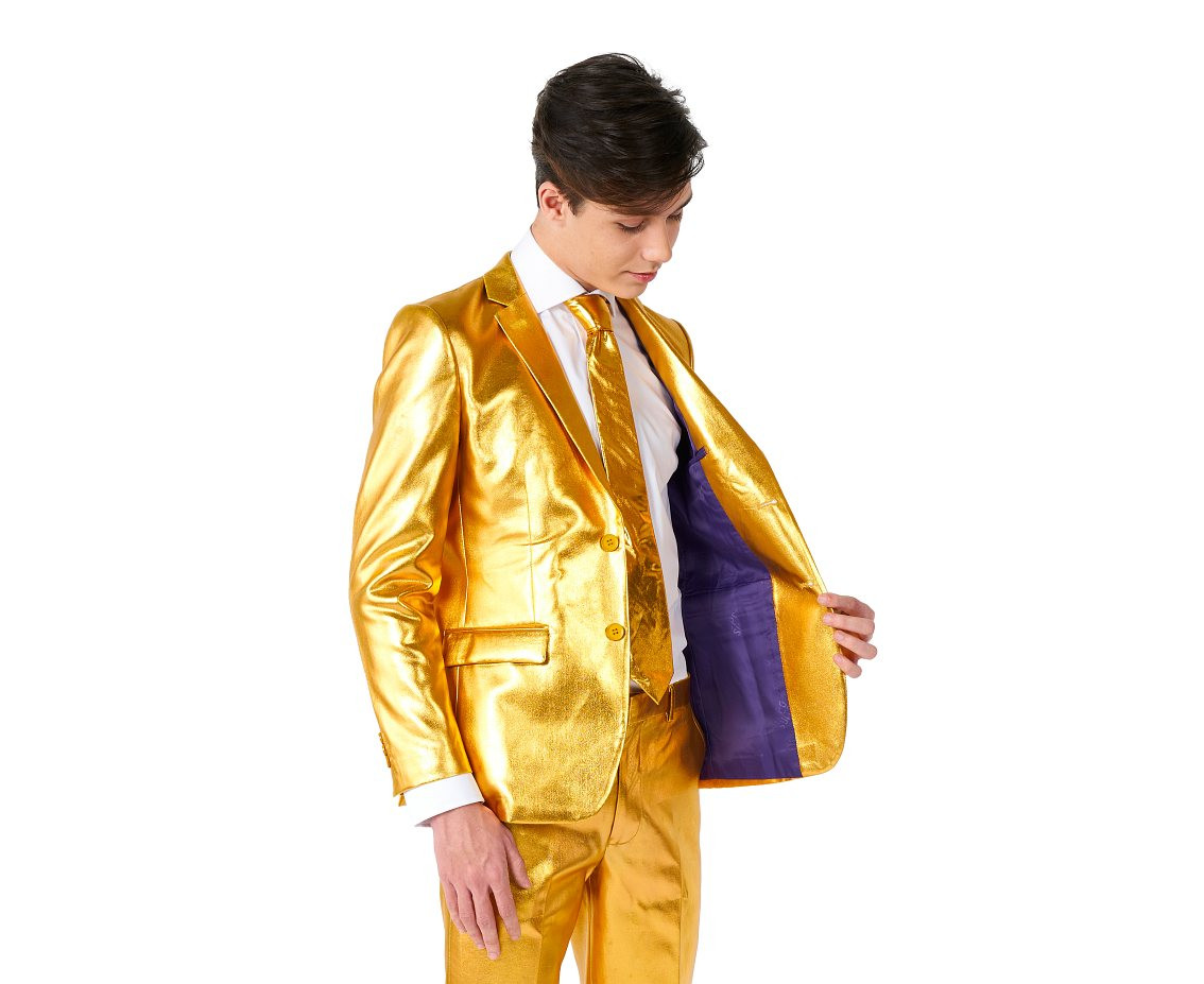 Suit TEEN BOYS Groovy Gold, size. EU 158/164